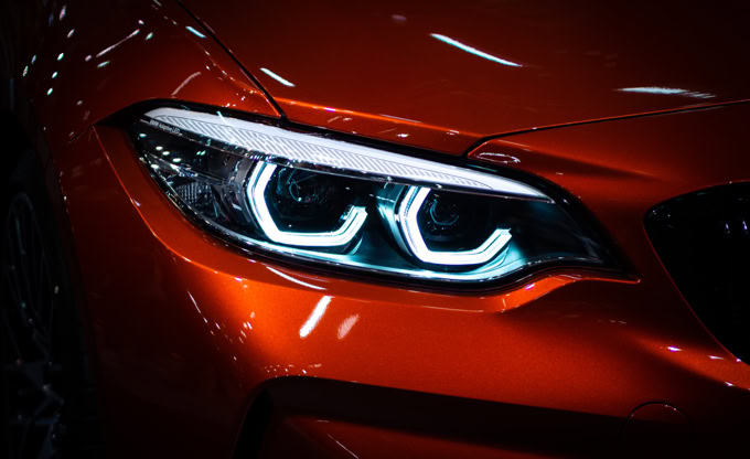 Red BMW At Boca Car Wash