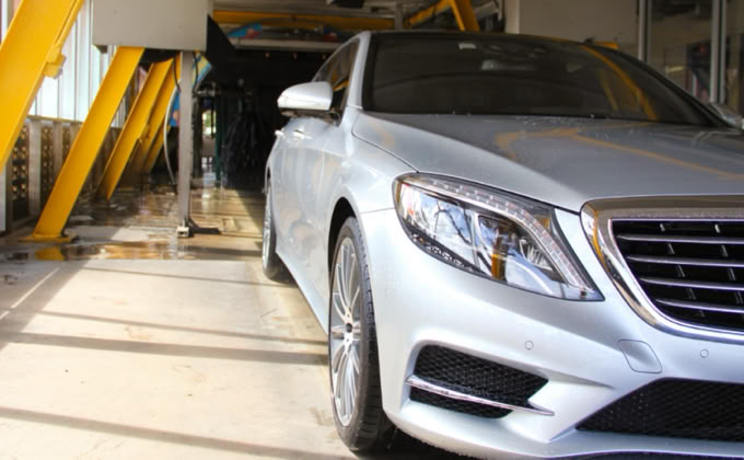Mercedes Benz at teh Boca Car Wash